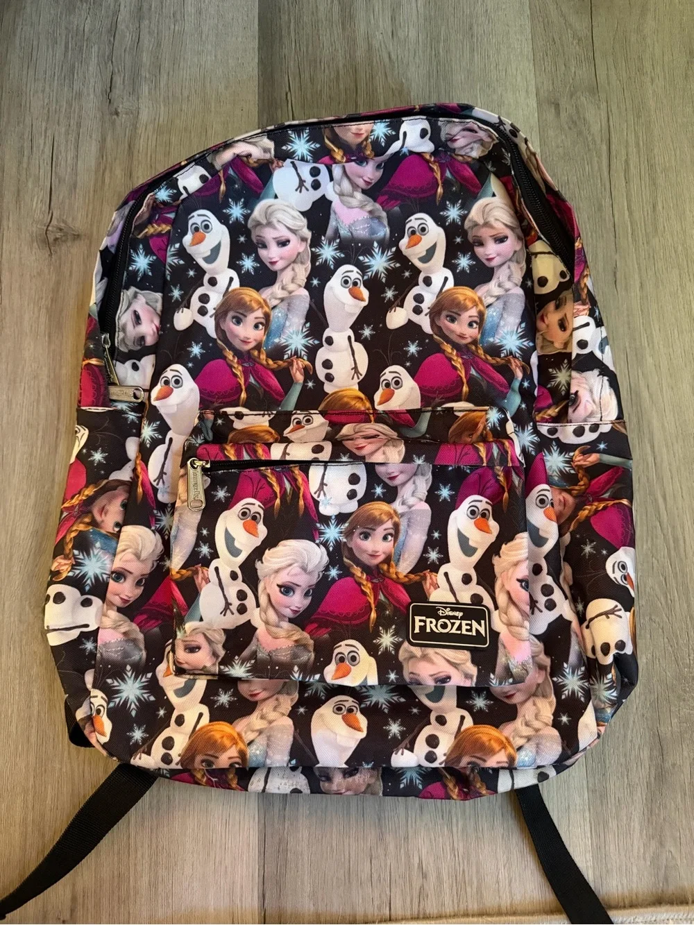 Disney Frozen Backpack - Black, Pink, White